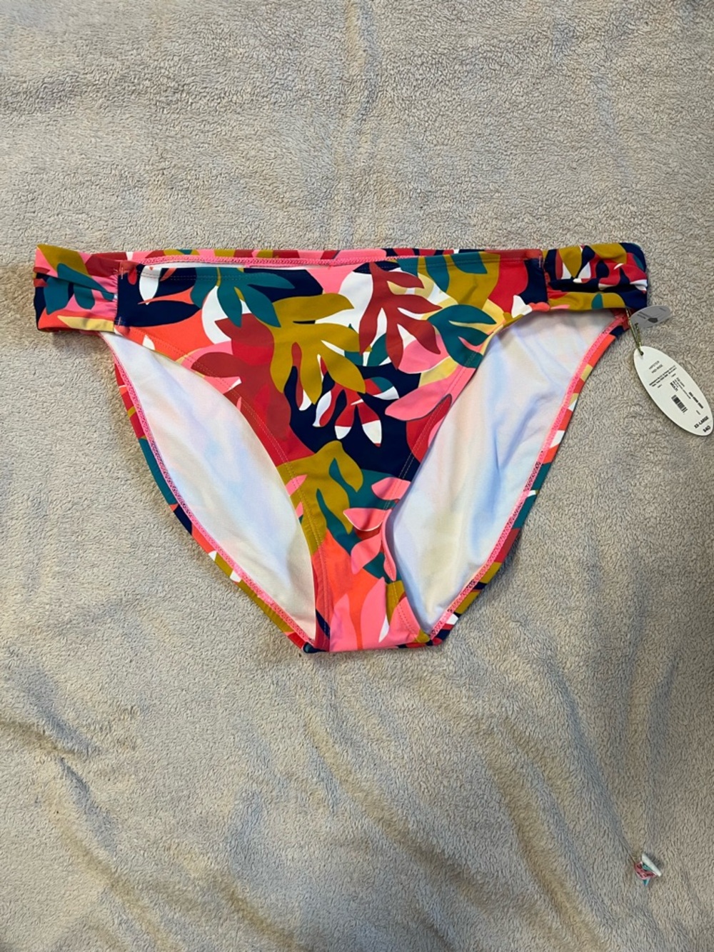 Mynah Women’s Mid Rise Hipster Bikini Bottoms XXL NWT Medium Coverage